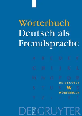 Kempcke |  Wörterbuch Deutsch als Fremdsprache | Buch |  Sack Fachmedien