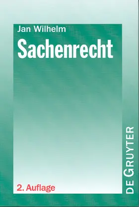 Wilhelm |  Sachenrecht | Buch |  Sack Fachmedien