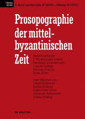 Lilie / Ludwig / et al. |  Landenolfus (# 24269) - Niketas (# 25701) | Buch |  Sack Fachmedien