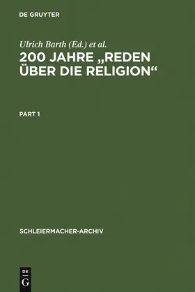 Osthövener / Barth |  200 Jahre "Reden über die Religion" | Buch |  Sack Fachmedien