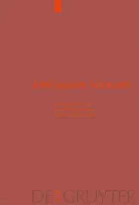 Schröer / Bormann | Abwägende Vernunft | Buch | 978-3-11-017517-2 | www2.sack.de