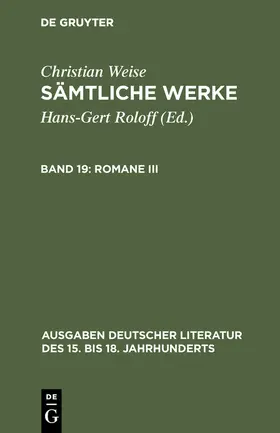 Susen / Roloff |  Romane III | Buch |  Sack Fachmedien