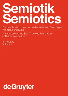 Posner / Sebeok / Robering |  Semiotik / Semiotics. 4. Teilband | Buch |  Sack Fachmedien