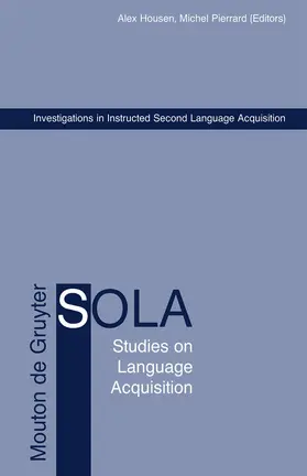 Pierrard / Housen |  Investigations in Instructed Second Language Acquisition | Buch |  Sack Fachmedien