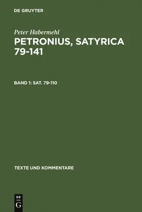 Habermehl |  Sat. 79-110 | Buch |  Sack Fachmedien