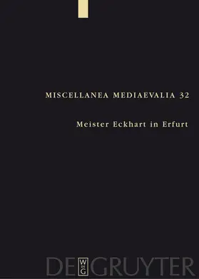 Wegener / Speer |  Meister Eckhart in Erfurt | Buch |  Sack Fachmedien