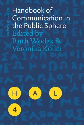 Koller / Wodak |  Handbook of Communication in the Public Sphere | Buch |  Sack Fachmedien