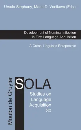 Voeikova / Stephany |  Development of Nominal Inflection in First Language Acquisition | Buch |  Sack Fachmedien