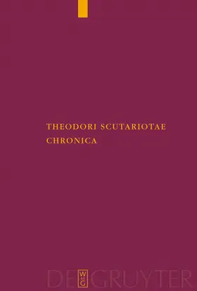 Tocci |  Theodori Scutariotae Chronica | Buch |  Sack Fachmedien