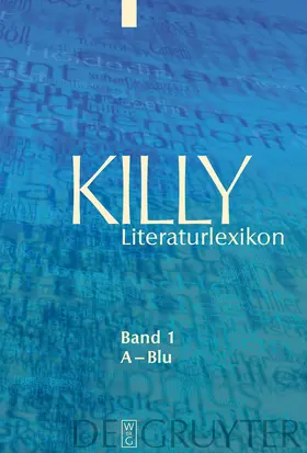 Kühlmann / Killy |  A - Blu | Buch |  Sack Fachmedien