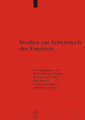 Teegen / Cordie / Steuer |  Studien zur Lebenswelt der Eisenzeit | Buch |  Sack Fachmedien