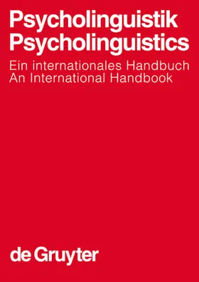 Rickheit / Herrmann / Deutsch |  Psycholinguistik. Psycholinguistics | eBook | Sack Fachmedien