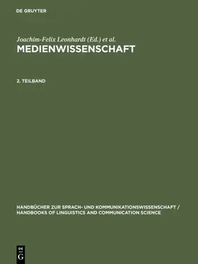 Leonhardt / Leonhard / Ludwig |  Medienwissenschaft. 2. Teilband | eBook | Sack Fachmedien