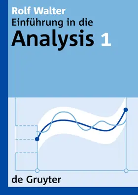 Walter |  Rolf Walter: Einführung in die Analysis. 1 | Buch |  Sack Fachmedien