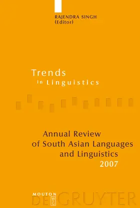 Singh |  Annual Review of South Asian Languages and Linguistics | Buch |  Sack Fachmedien