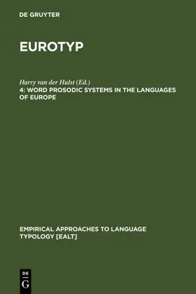 Hulst |  Word Prosodic Systems in the Languages of Europe | eBook | Sack Fachmedien