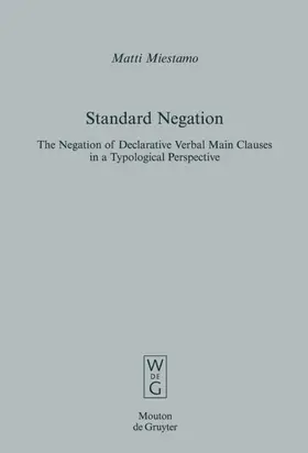 Miestamo |  Standard Negation | eBook | Sack Fachmedien