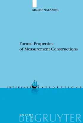 Nakanishi |  Formal Properties of Measurement Constructions | eBook | Sack Fachmedien