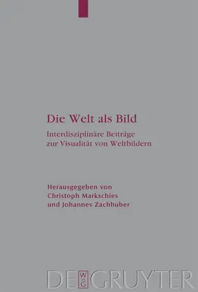 Zachhuber / Markschies |  Die Welt als Bild | Buch |  Sack Fachmedien