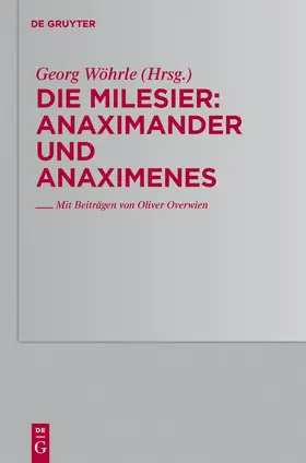  Anaximander und Anaximenes | Buch |  Sack Fachmedien