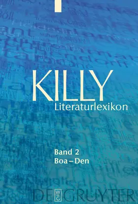 Kühlmann / Killy |  Boa - Den | Buch |  Sack Fachmedien