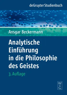 Beckermann |  Analytische Einführung in die Philosophie des Geistes | Buch |  Sack Fachmedien