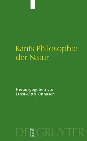 Onnasch |  Kants Philosophie der Natur | Buch |  Sack Fachmedien