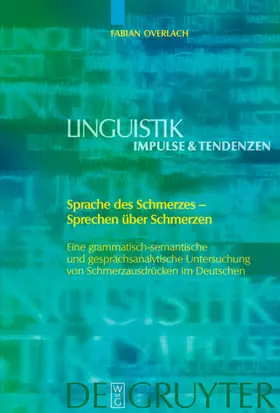Overlach | Sprache des Schmerzes - Sprechen über Schmerzen | E-Book | sack.de