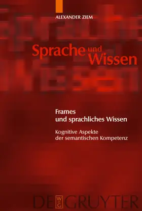 Ziem | Frames und sprachliches Wissen | E-Book | sack.de