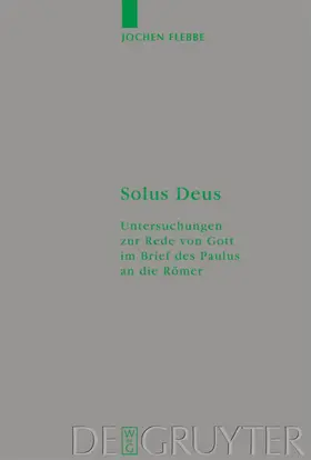 Flebbe |  Solus Deus | eBook | Sack Fachmedien