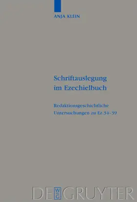 Klein |  Schriftauslegung im Ezechielbuch | eBook | Sack Fachmedien