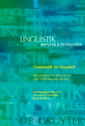 Günthner / Bücker |  Grammatik im Gespräch | eBook | Sack Fachmedien