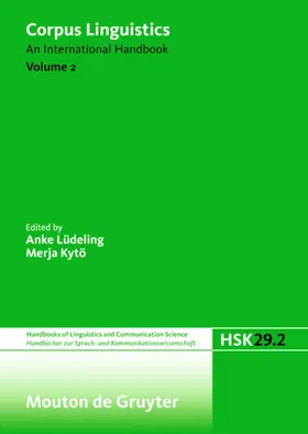 Lüdeling / Kytö |  Corpus Linguistics. Volume 2 | eBook | Sack Fachmedien