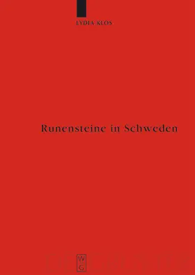 Klos |  Runensteine in Schweden | Buch |  Sack Fachmedien