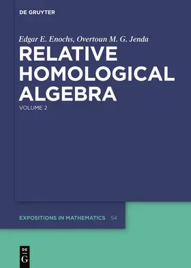 Jenda / Enochs |  Relative Homological Algebra | Buch |  Sack Fachmedien