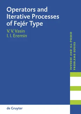 Eremin / Vasin | Operators and Iterative Processes of Fejér Type | Buch | 978-3-11-021818-3 | sack.de
