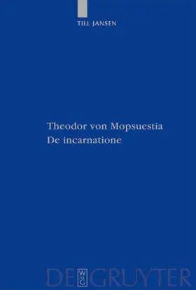 Jansen | Theodor von Mopsuestia, De incarnatione | E-Book | sack.de