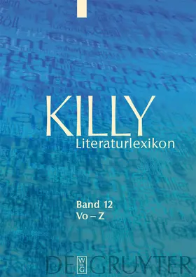 Kühlmann / Killy |  Vo - Z | Buch |  Sack Fachmedien