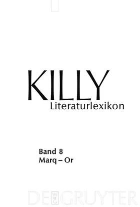 Kühlmann / Killy | Marq - Or | Buch | 978-3-11-022046-9 | www2.sack.de