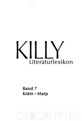 Kühlmann / Killy |  Kräm - Marp | Buch |  Sack Fachmedien