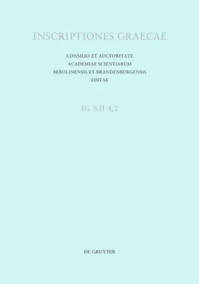 Bosnakis / Hallof |  Inscriptiones Coi insulae: Catalogi, dedicationes, tituli honorarii, termini | Buch |  Sack Fachmedien