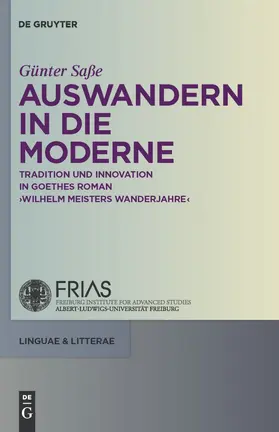 Saße |  Auswandern in die Moderne | Buch |  Sack Fachmedien