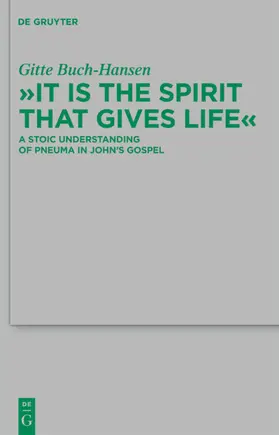 Buch-Hansen |  "It is the Spirit that Gives Life" | eBook | Sack Fachmedien