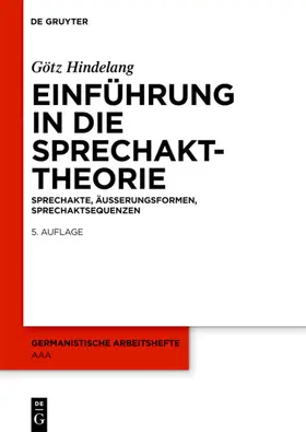 Hindelang |  Einführung in die Sprechakttheorie | eBook | Sack Fachmedien