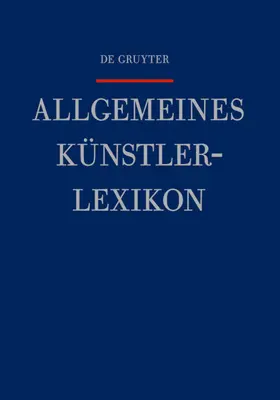 Meißner / Beyer / Savoy |  Allgemeines Künstlerlexikon | Buch |  Sack Fachmedien