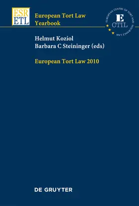 European Centre of Tort and Insurance Law / Institute for European Tort Law of the Austrian Academy of Sciences / Koziol, Helmut |  European Tort Law Yearbook | Buch |  Sack Fachmedien