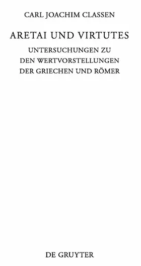 Classen |  Aretai und Virtutes | Buch |  Sack Fachmedien