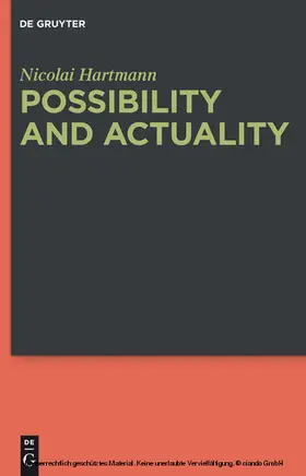 Hartmann | Possibility and Actuality | E-Book | sack.de