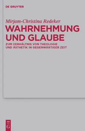 Redeker |  Wahrnehmung und Glaube | Buch |  Sack Fachmedien