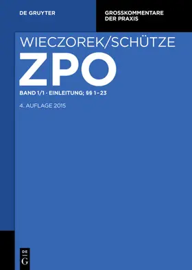 Prütting / Smid |  Einleitung; §§ 1-23 | eBook | Sack Fachmedien